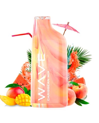 Bud Vape Wave CARIBBEAN MIX ZERO 800 PUFFS Pod Desechable Bud Vape Wave CARIBBEAN MIX ZERO 800 PUFFS Pod Desechable