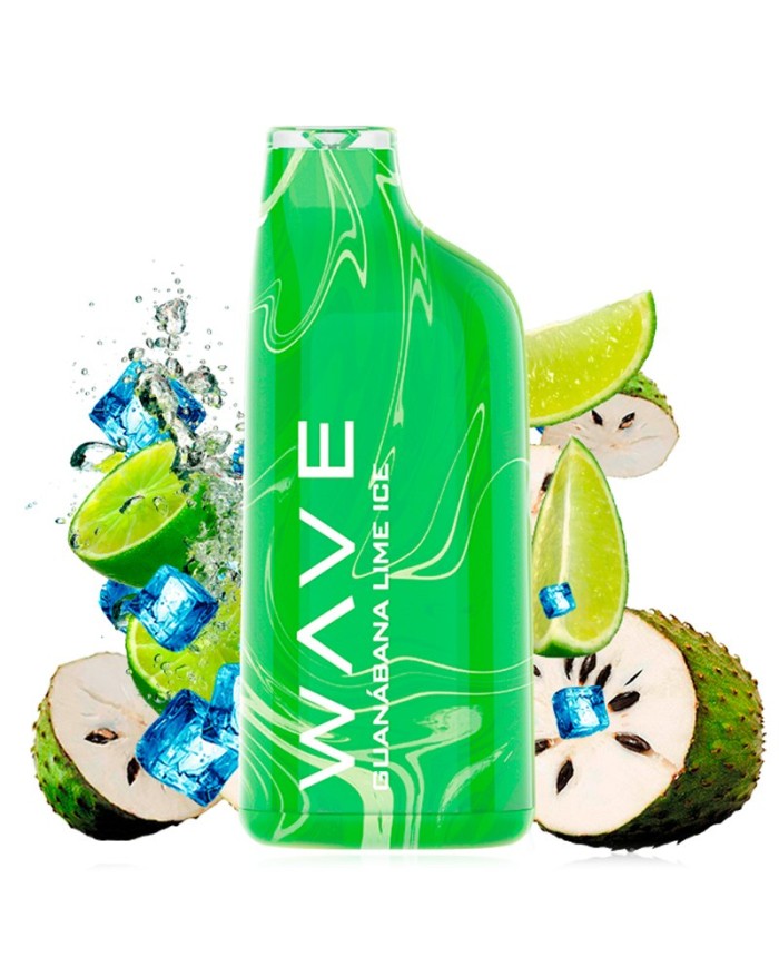 Bud Vape Wave GUANABANA LIME ICE ZERO 800 PUFFS Pod Desechable