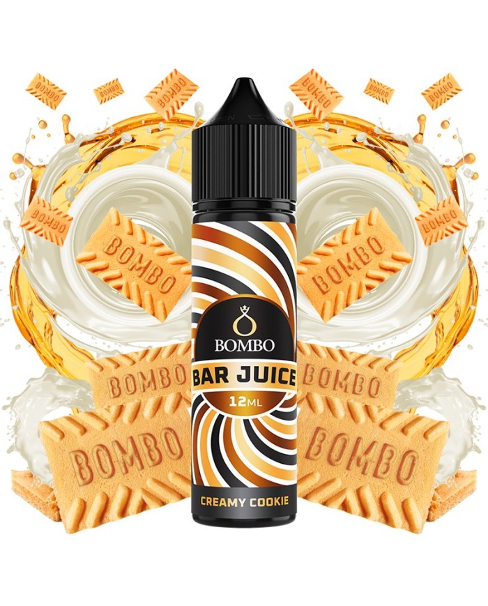 Longfill CREAMY COOKIE Bar Juice By Bombo