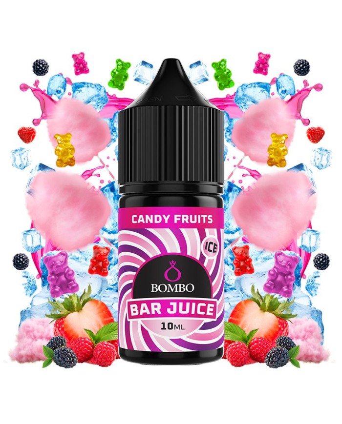 Longfill CANDY FRUITS ICE 10ML. Bar Juice By Bombo