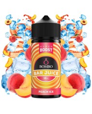 Longfill PEACH ICE HYPER BOOST Bar Juice By Bombo