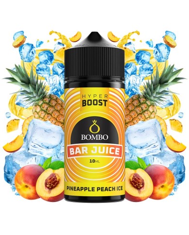 Longfill PINEAPPLE PEACH ICE HYPER BOOST Bar Juice By Bombo Longfill PINEAPPLE PEACH ICE HYPER BOOST Bar Juice By Bombo