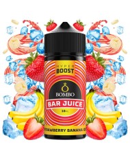 Longfill STRAWBERRY ICE HYPER BOOST Bar Juice By Bombo