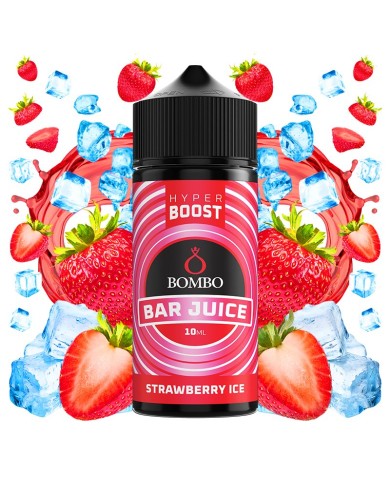 Longfill STRAWBERRY ICE HYPER BOOST Bar Juice By Bombo Longfill STRAWBERRY ICE HYPER BOOST Bar Juice By Bombo