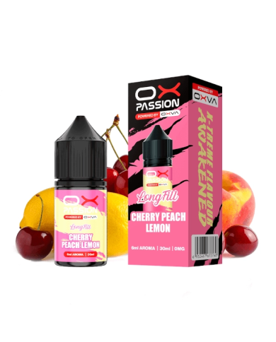 Longfill CHERRY PEACH LEMON 6ML. Oxva Ox Passion