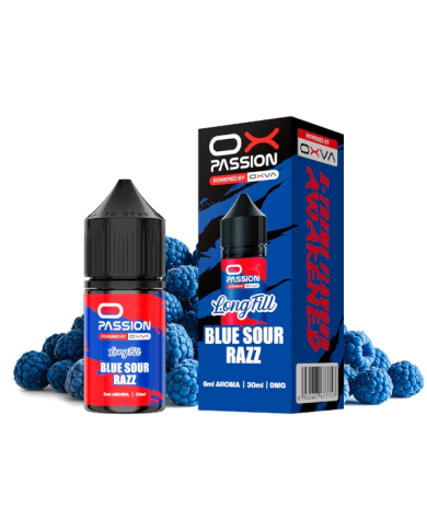 Longfill BLUE SOUR RAZZ 6ML. Oxva Ox Passion Longfill BLUE SOUR RAZZ 6ML. Oxva Ox Passion