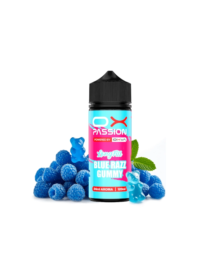 Longfill BLUE RAZZ GUMMY 24ML. Oxva Ox Passion