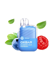 Oxbar BLUEBERRY SOUR RASPBERRY SIN VAPOR 1000 PUFFS Pod Desechable