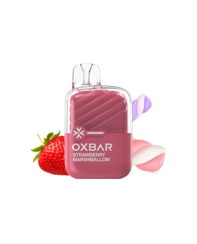 Oxbar STRAWBERRY MARSHMALLOW SIN VAPOR 1000 PUFFS Pod Desechable