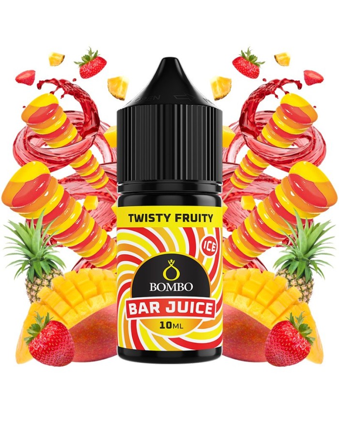 Longfill TWISTY FRUITY ICE 10ML. Bar Juice By Bombo