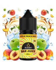 Longfill APPLE PEACH MAX ICE 10ML. Bar Juice By Bombo