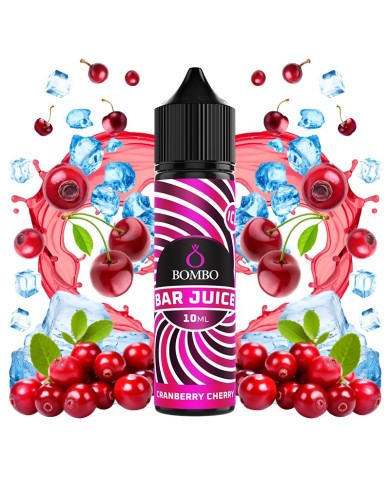 Longfill CRANBERRY CHERRY ICE Bar Juice By Bombo