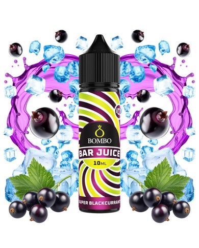 Longfill SUPER BLACKCURRANT ICE Bar Juice By Bombo