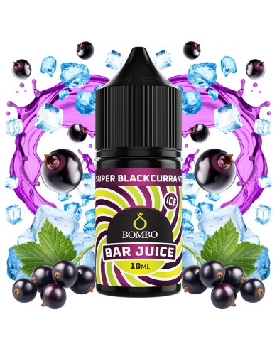 Longfill SUPER BLACKCURRANT ICE 10ML. Bar Juice By Bombo