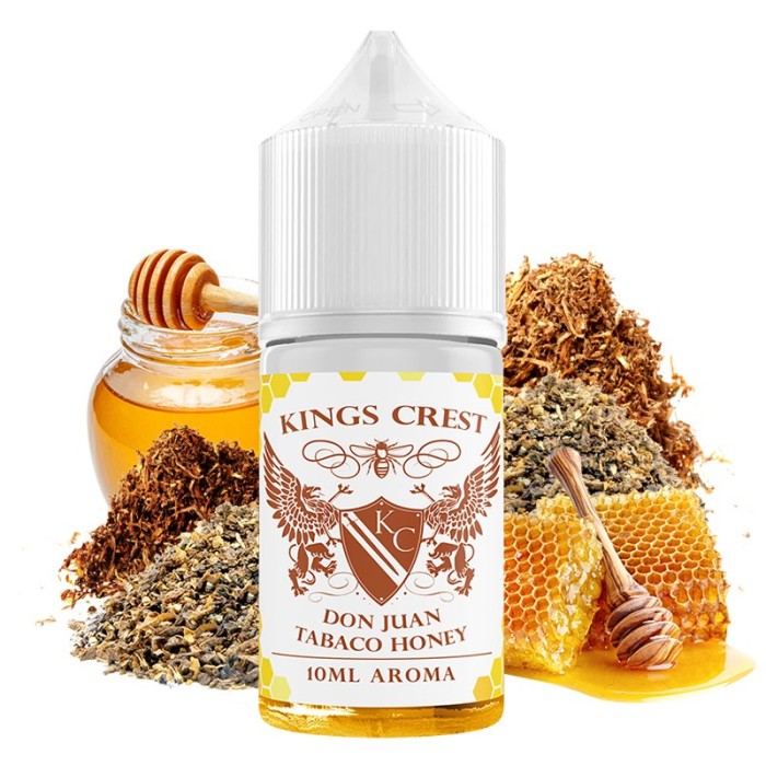Longfill DON JUAN TABACO HONEY 10ML. Kings Crest