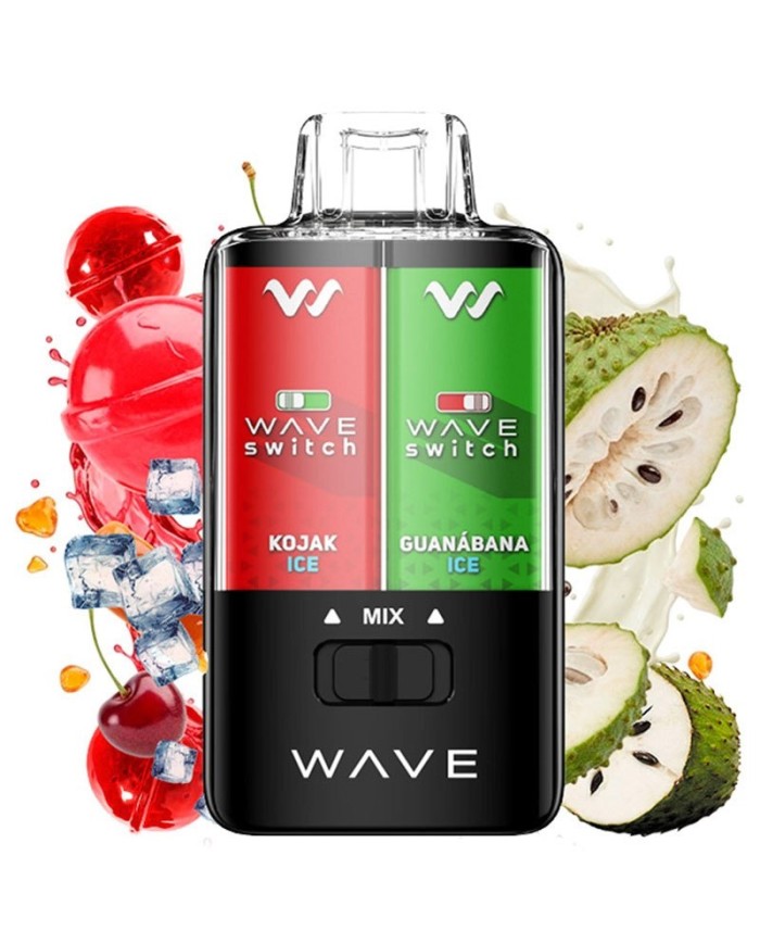 Bud Vape Wave Switch KOJAK GUANABANA ICE 40.000 PUFFS Pod Desechable