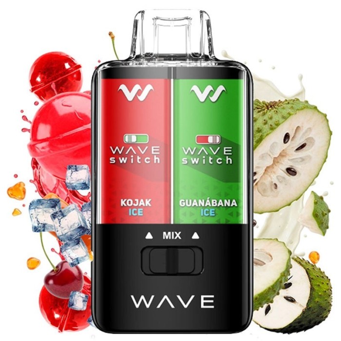 Bud Vape Wave Switch KOJAK GUANABANA ICE 40.000 PUFFS Pod Desechable