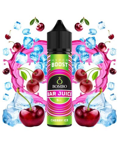 Longfill CHERRY ICE HYPER BOOST Bar Juice By Bombo