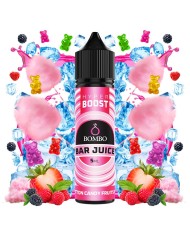 Longfill COTTON CANDY FRUITS ICE HYPER BOOST Bar Juice By Bombo