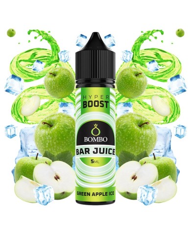 Longfill GREEN APPLE ICE HYPER BOOST Bar Juice By Bombo