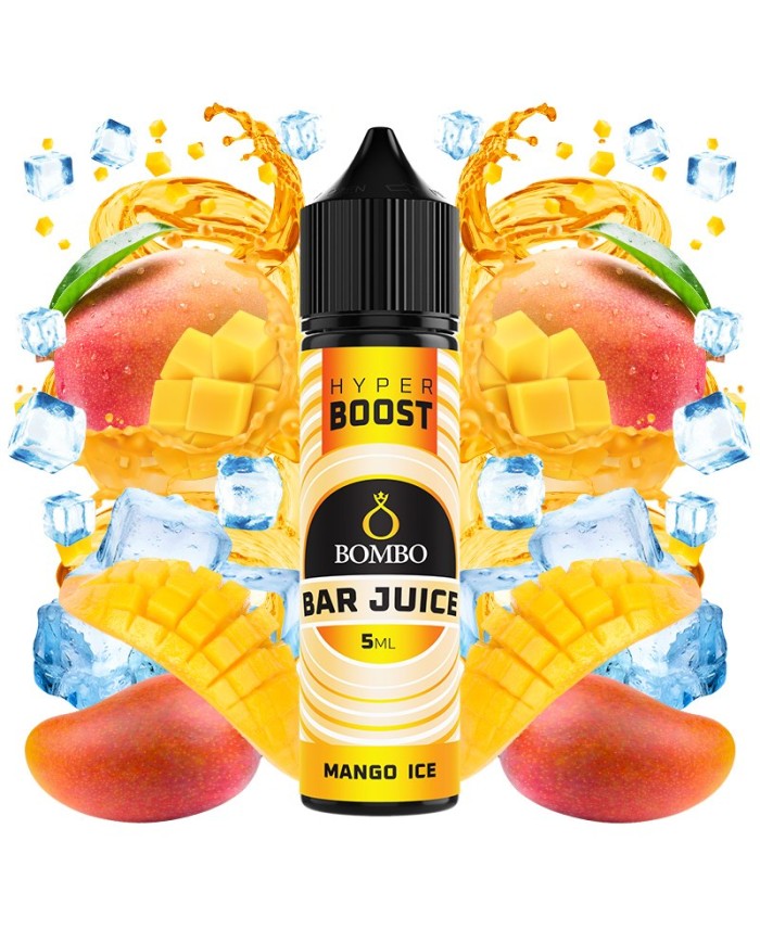Longfill MANGO ICE HYPER BOOST Bar Juice By Bombo