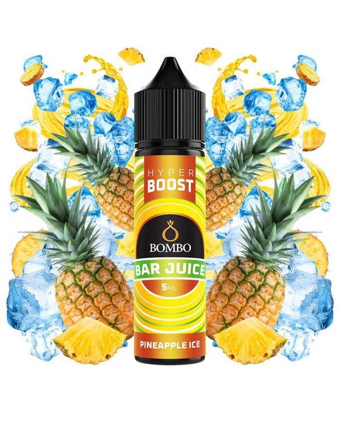 Longfill PINEAPPLE ICE HYPER BOOST Bar Juice By Bombo
