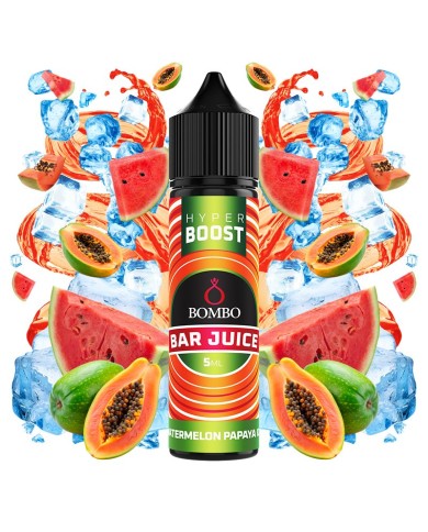 Longfill WATERMELON PAPAYA ICE HYPER BOOST Bar Juice By Bombo