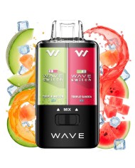 Bud Vape Wave Switch TRIPLE SANDIA TRIPLE MELON ICE 40.000 PUFFS Pod Desechable