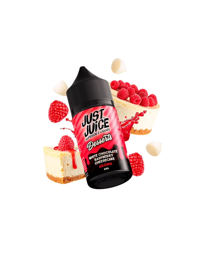 Longfill WHITE CHOCOLATE RASPBERRY CHEESECAKE DESSERTS 6ML Just Juice