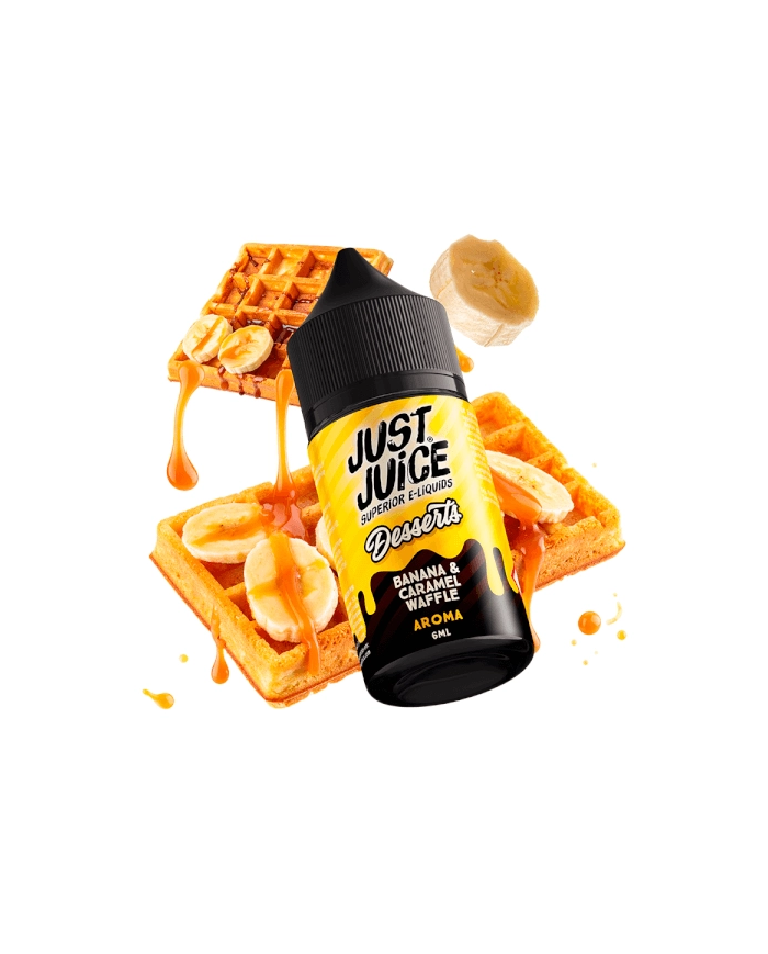 Longfill BANANA CARAMEL WAFFLE DESSERTS 6ML Just Juice