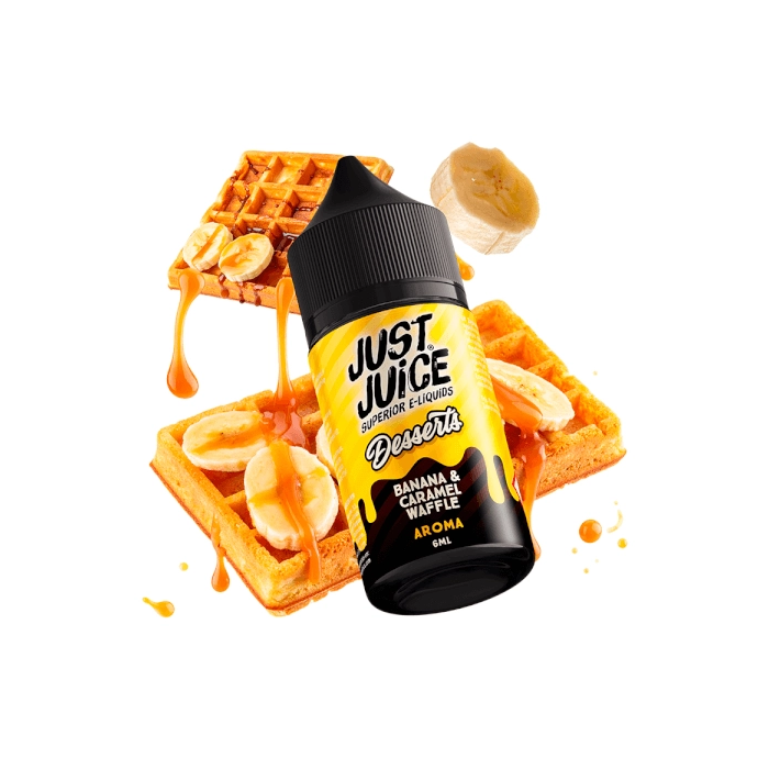 Longfill BANANA CARAMEL WAFFLE DESSERTS 6ML Just Juice