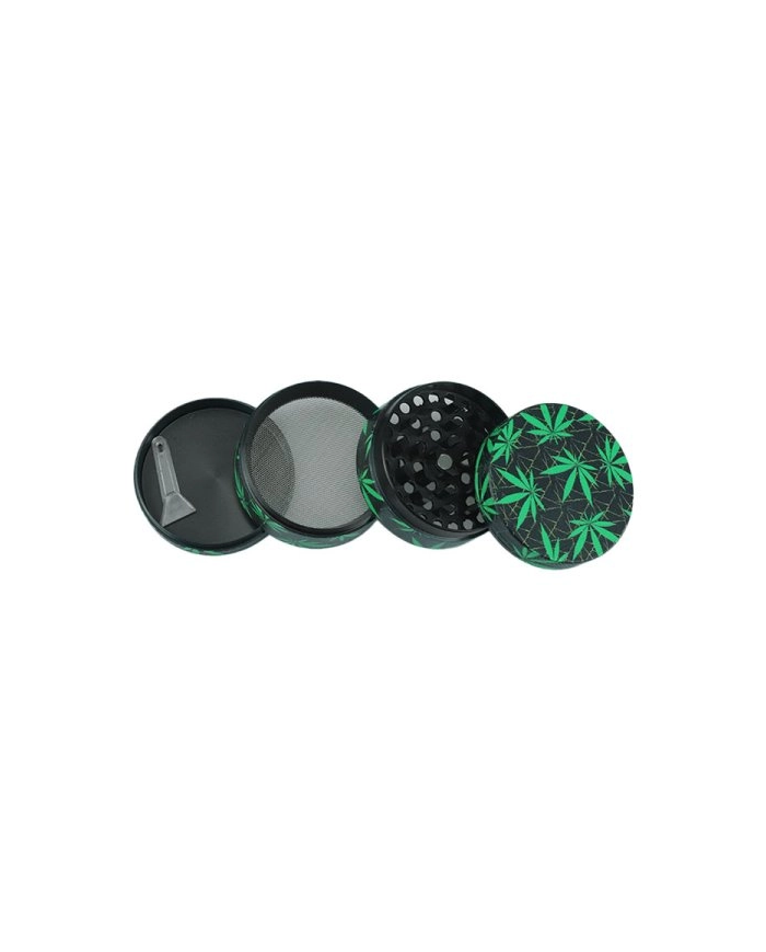 Grinder Metalico BLACK LEAF EDITION 4 Partes Con Tamiz