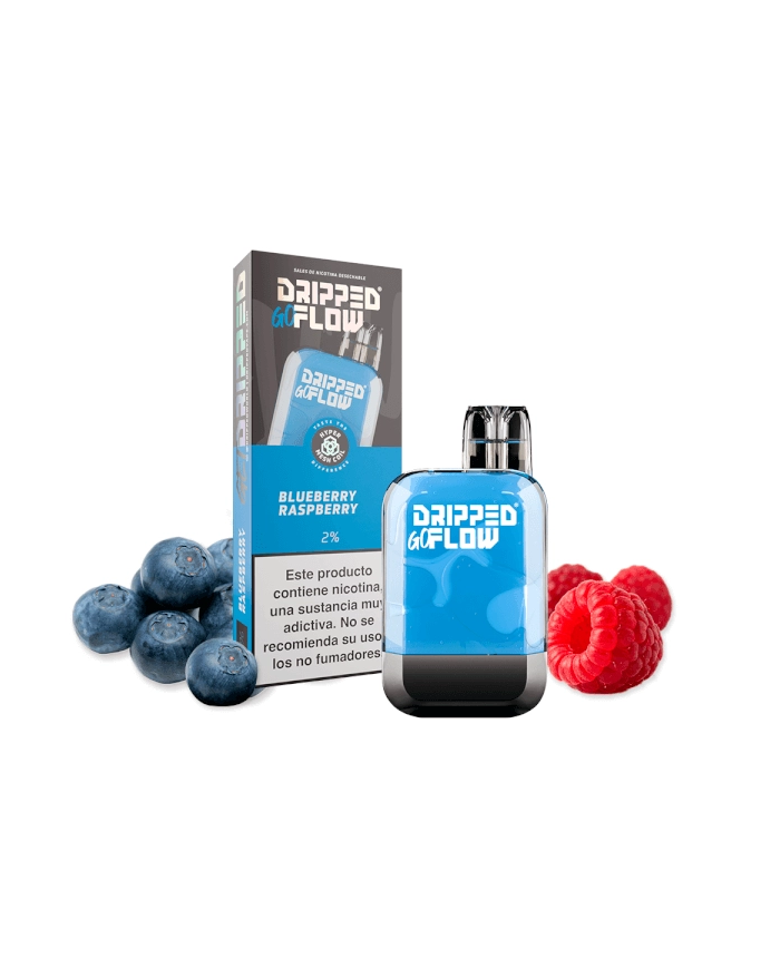 Dripped GoFlow BLUEBERRY RASPBERRY 800 PUFFS Pack 10x Box