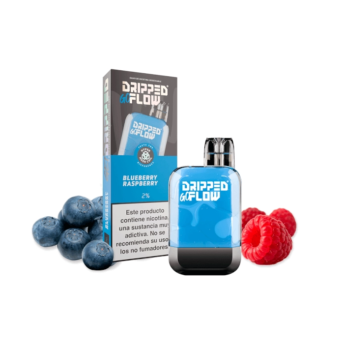 Dripped GoFlow BLUEBERRY RASPBERRY 800 PUFFS Pack 10x Box