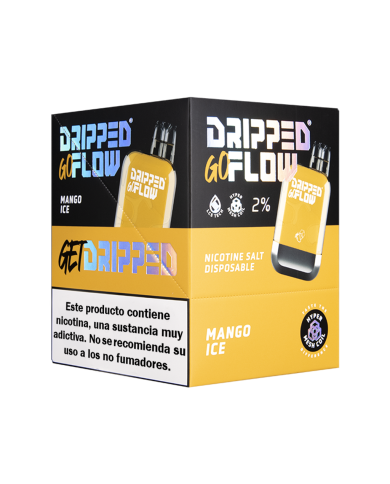 Dripped GoFlow MANGO ICE 800 PUFFS Pack 10x Box