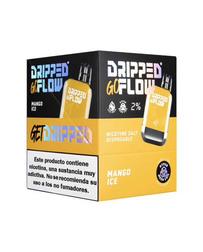 Dripped GoFlow MANGO ICE 800 PUFFS Pack 10x Box