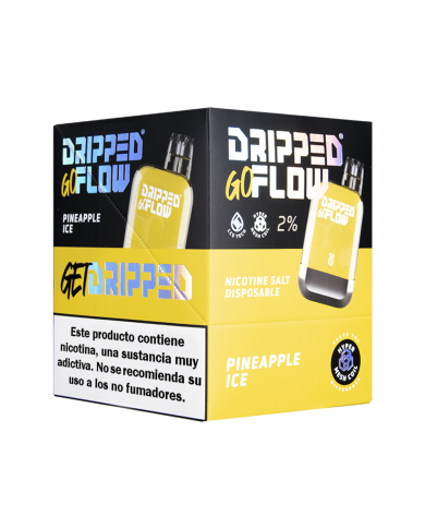 Dripped GoFlow PINEAPPLE ICE 800 PUFFS Pack 10x Box