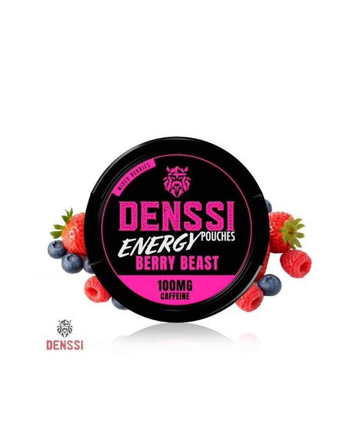Denssi Energy BERRY BEAST 100MG Caffeine Pouches