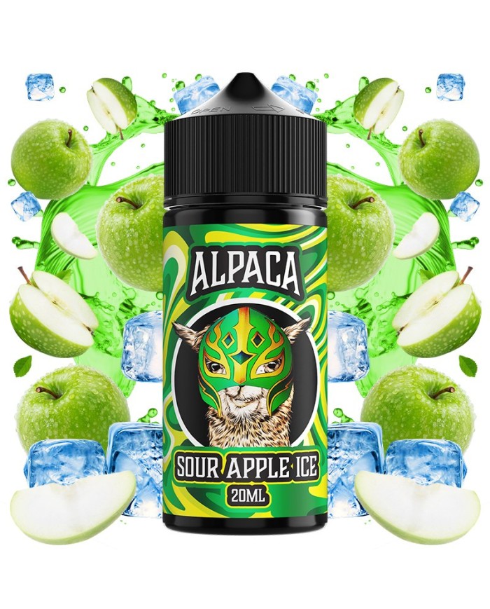 Longfill SOUR APPLE ICE Alpaca
