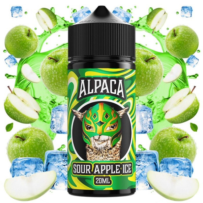 Longfill SOUR APPLE ICE Alpaca
