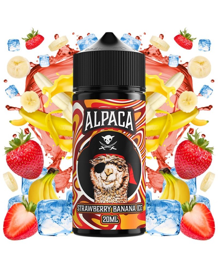 Longfill STRAWBERRY BANANA ICE Alpaca