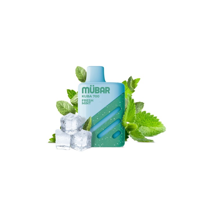 Mübar FRESH MINT Kuba 700 PUFFS Pod Desechable