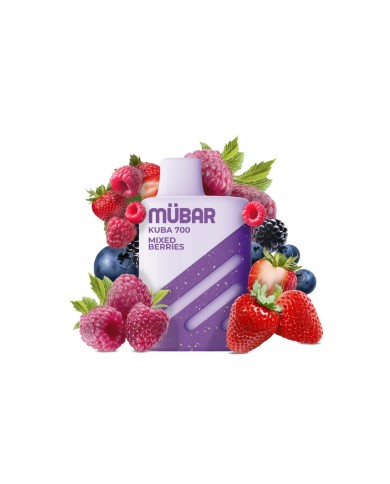 Mübar MIXED BERRIES Kuba 700 PUFFS Pod Desechable