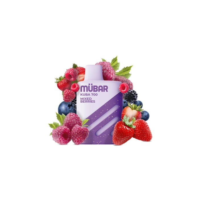 Mübar MIXED BERRIES Kuba 700 PUFFS Pod Desechable