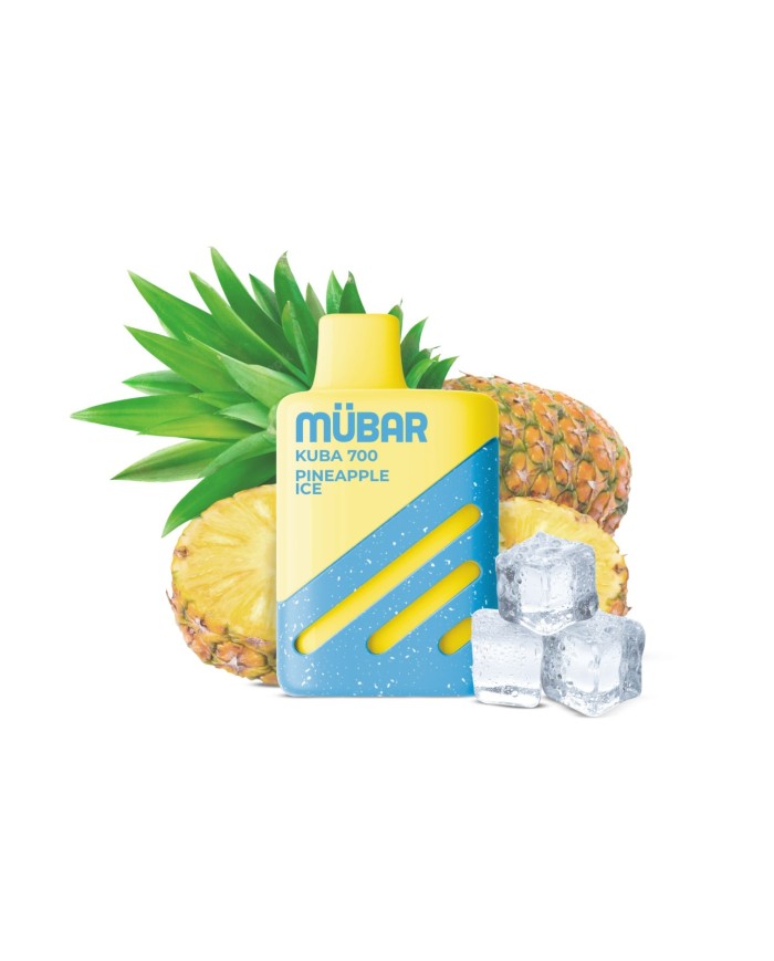 Mübar PINEAPPLE ICE Kuba 700 PUFFS Pod Desechable