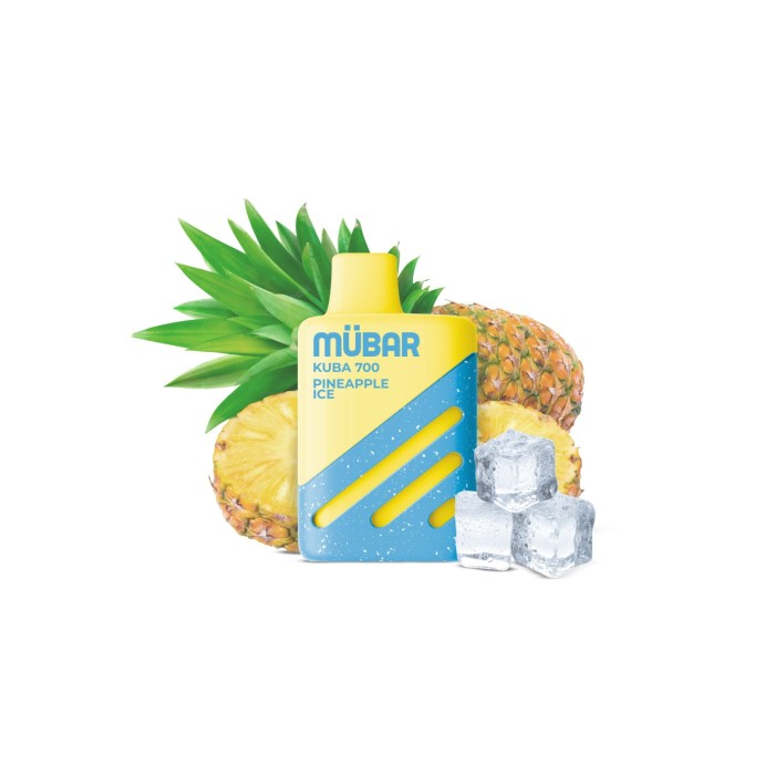 Mübar PINEAPPLE ICE Kuba 700 PUFFS Pod Desechable