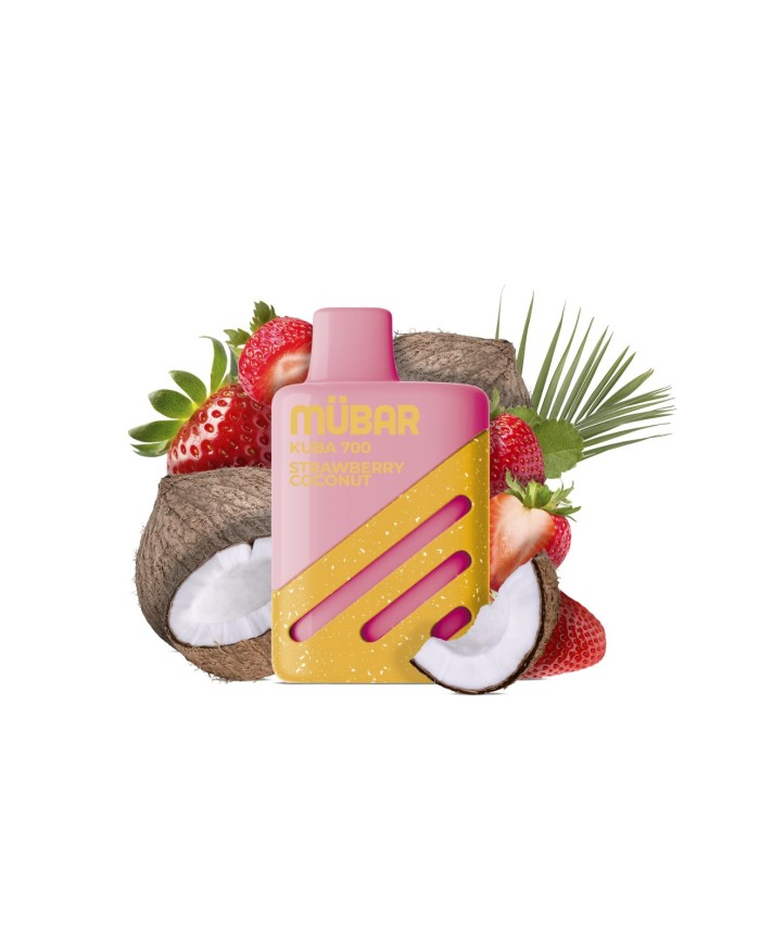 Mübar STRAWBERRY COCONUT Kuba 700 PUFFS Pod Desechable