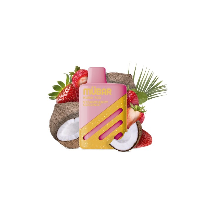 Mübar STRAWBERRY COCONUT Kuba 700 PUFFS Pod Desechable