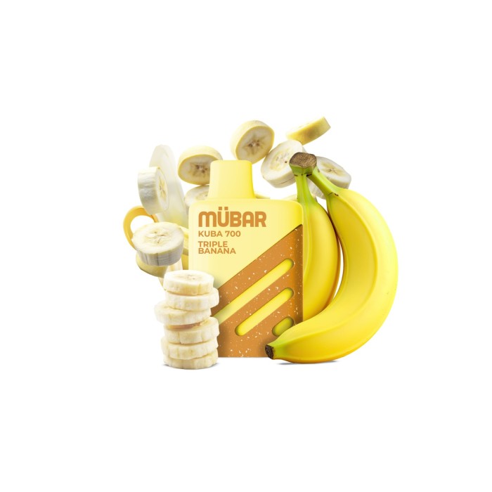 Mübar TRIPLE BANANA Kuba 700 PUFFS Pod Desechable