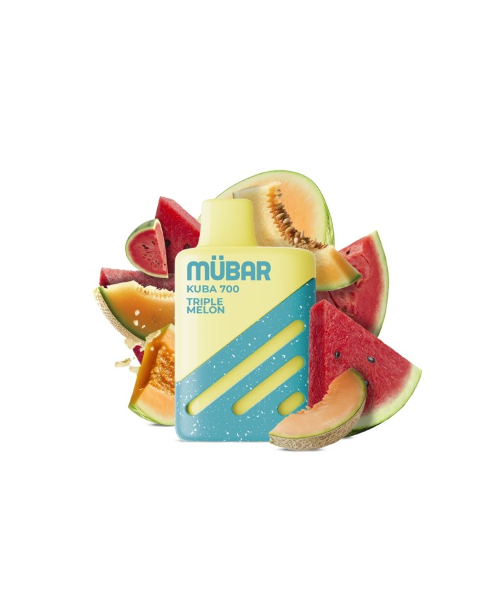 Mübar TRIPLE MELON Kuba 700 PUFFS Pod Desechable